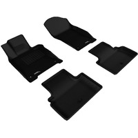 3D MAXpider Custom Fit All-Weather Floor Mats (Black) Compatible with Infiniti Q50 2014-2017 - R1 R2