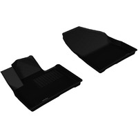3D MAXpider Custom Fit Kagu Floor Mat (Black) Compatible with Kia Sorento 2016-2020 - Front Row