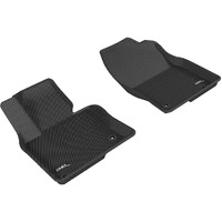 3D MAXpider Custom Fit Kagu Floor Mat (Black) Compatible with Mazda Cx-5 2017-2025 - Front Row