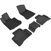 3D MAXpider Kagu Floor Mat Compatible with Mercedes-Benz GLC - SUV: GLC 300 16-22/GLC43 17-22/GLC63 18-22, Coupe: GLC-Class 17-23/GLC43 17-22/GLC63 18-23 - Full Set