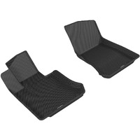 3D MAXpider Custom Fit KAGU Floor Mat (BLACK) for 2016-2021 MERCEDES-BENZ GLC-CLASS (X205) - 1ST ROW