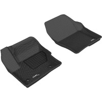 3D MAXpider Front Row Custom Fit All-Weather Floor Mat for Select Lincoln MKC Models - Kagu Rubber (Black)