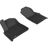 3D MAXpider Custom Fit Kagu Floor Mat (Black) Compatible with AUDI Q7 (4M) 2017-2025/SQ7 (4M) 2020-2025/Q8 2019-2025/SQ8/RS Q8 2020-2025 - 1st Row