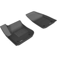 3D MAXpider Front Row Custom Fit All-Weather Floor Mat for Select Buick Envision Models - Kagu Rubber (Black)