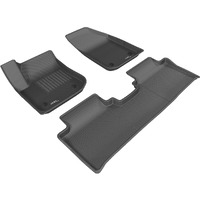 3D MAXpider L1BC02401509 Complete Set Custom Fit All-Weather Floor Mat for Select Buick Envision Models - Kagu Rubber (Black)