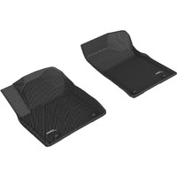3D MAXpider Custom Fit Kagu Floor Mat (Black) Compatible with Nissan Armada 2017-2018 - Front Row