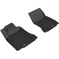 3D MAXpider Front Row Custom Fit All-Weather Floor Mat for Select Infiniti QX30 Models - Kagu Rubber (Black)