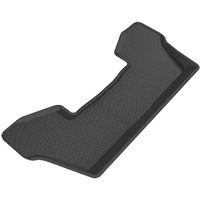 3D MAXpider L1AC01031509 Third Row Custom Fit All-Weather Floor Mat for Select Acura MDX Models - Kagu Rubber (Black)