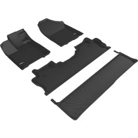 3D MAXpider Custom Fit Kagu Floor Mat (Black) Compatible with Honda Ridgeline 2017-2025 - Full Set
