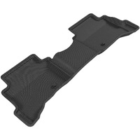 3D MAXpider Custom Fit KAGU Floor Mat (BLACK) Compatible for HYUNDAI IONIQ HYBRID/PLUG-IN HYBRID 2017-2022 - Second Row