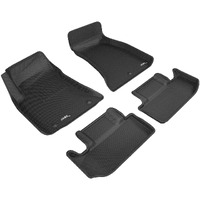 3D MAXpider Custom Fit Kagu Floor Mat (Black) Compatible with Dodge Challenger RWD 2015-2023 - R1 R2