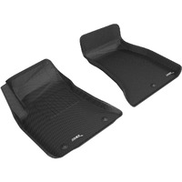 3D MAXpider Custom Fit KAGU Floor Mat (BLACK) Compatible with DODGE CHALLENGER RWD 2015-2023 - Front Row