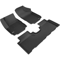 3D MAXpider Custom Fit Kagu Floor Mat (Black) Compatible with Chevrolet Equinox 2018-2024 - Front Row