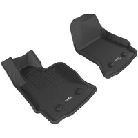 3D MAXpider Custom Fit Kagu Floor Mat (Black) Compatible with Chevrolet Corvette (C7) 2014-2019 - R1