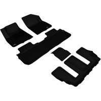3D MAXpider Custom Fit KAGU Floor Mat (BLACK) Compatible with GMC ACADIA 2017-2023 - Full Set