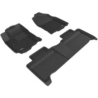 3D MAXpider Custom Fit Kagu Floor Mat (Black) Compatible with Toyota RAV4 Hybrid 2016-2018 - R1 R2