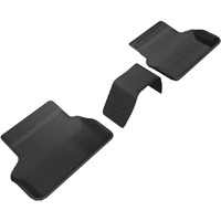 3D MAXpider Custom Fit KAGU Floor Mat (BLACK) Compatible with BMW 5 SERIES (G30/G31) RWD 2017-2023 - Second Row
