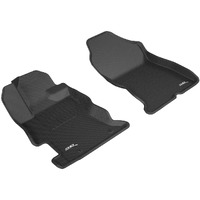 3D MAXpider Custom Fit KAGU Floor Mat (BLACK) Compatible with SUBARU IMPREZA/CROSSTREK 2018-2023 - Front Row