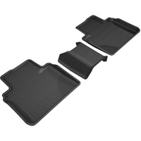 3D MAXpider Custom Fit Kagu Floor Mat (Black) for 2018-2021 Honda Accord - 2ND Row