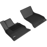 3D MAXpider Custom Fit KAGU Floor Mat (BLACK) Compatible with KIA STINGER RWD 2018-2023 - Front Row