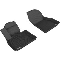 3D MAXpider 2016-2020 BMW X1/X2 F48/F39 Kagu 1st Row Floormat - Black (L1BM07311509)