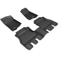 3D MAXpider Custom Fit Kagu Floor Mat (Black) Compatible with Jeep Wrangler Unlimited (JI) 2018-2025 - R1 R2