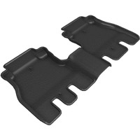 3D MAXpider Custom Fit Kagu Floor Mat (Black) Compatible with Jeep Wrangler 4-Door 2018-2025 - Second Row
