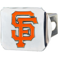 FANMATS 26708 San Francisco Giants Color Hitch Cover - Chrome