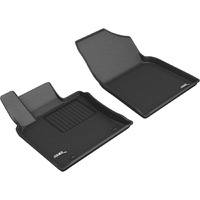 3D MAXpider Custom Fit Kagu Black R1 Compatible with Toyota Avalon Fwd 2019-2022 / Lexus Es Gasoline Fwd 2019-2025