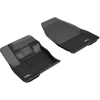 3D MAXpider Custom Fit Kagu Floor Mat (Black) Compatible with Lincoln Nautilus 2019-2023 / MKX 2016-2018 - Front Row