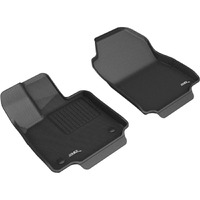 3D MAXpider Custom Fit Kagu Floor Mat (Black) Compatible with Toyota RAV4/VENZA 2019-2023 - Front Row