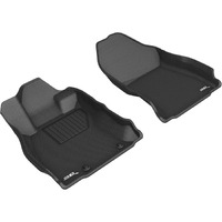 3D MAXpider Custom Fit Kagu Floor Mat (Black) Compatible with Subaru Forester 2019-2023 - Front Row
