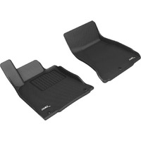 3D MAXpider Custom Fit Kagu Floor Mat (Black) Compatible with Genesis G70 RWD 2019-2025 - Front Row