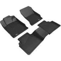 3D MAXpider Custom Fit Kagu Floor Mat (Black) Compatible with Nissan Altima 2019-2025 - Full Set