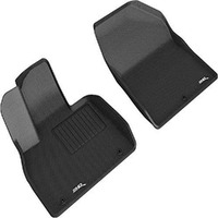 3D MAXpider Custom Fit Kagu Floor Mat (Black) Compatible with Hyundai Palisade 2020-2025 - Front Row