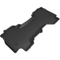 3D MAXpider Custom Fit Kagu Floor Mat (Black) Compatible with Dodge Ram 1500 Quad Cab 2019-2024 - Second Row
