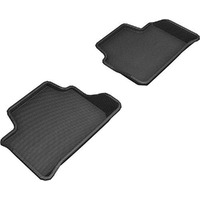 3D MAXpider Custom Fit Kagu Floor Mat (Black) Compatible with BMW 3 Series Sedan (G20) 2019-2025 - Second Row
