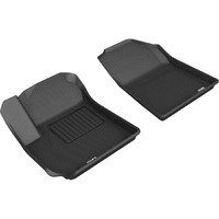 3D MAXpider Custom Fit Kagu Floor Mat (Black) Compatible with Kia Soul 2020-2025 - Front Row