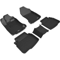 3D MAXpider Custom Fit Kagu Floor Mat (Black) Compatible with Subaru Legacy/Outback 2020-2025 - Full Set