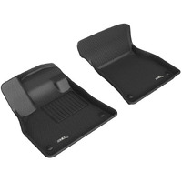 3D MAXpider Custom Fit Kagu Floor Mat (Black) Compatible with Audi E-Tron 2019-2024 / E-Tron S 2022-2024 / E-Tron Sportback 2022-2024/ E-Tron Sportback S 2022-2024 - R1