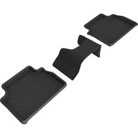 3D MAXpider Custom Fit Kagu Floor Mat (Black) Compatible with Alfa Romeo Giulia / Giulia Quadrifoglio 2017-2025 - Second Row