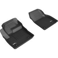 3D MAXpider Custom Fit Kagu Floor Mat (Black) Compatible with Jaguar E-PACE 2018-2023 - Front Row