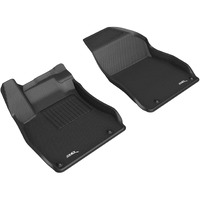 3D MAXpider 1st Row for 2020-2021 Nissan Sentra KAGU Black Custom Fit All-Weather Floor Mats