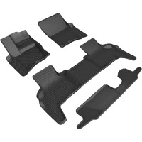 3D MAXpider Custom Fit Kagu Floor Mat (Black) Compatible with Land Rover Defender 110 2020-2025 - Full Set