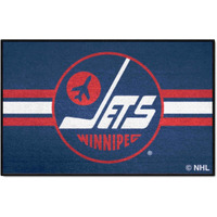 FANMATS 31953 NHL - Winnipeg Jets Starter Mat Accent Rug - 19in. x 30in. Uniform Alternate Design| Sports Fan Home Decor Rug and Tailgating Mat