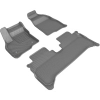 3D MAXpider All-Weather Carpeted Floor Mats Custom Fit for 2022-2022 Chevrolet Bolt EUV Car Floor Liners Kagu Series, Gray (1ST & 2ND Row)