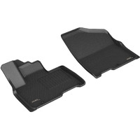 3D MAXpider Custom Fit Kagu Floor Mat (Black) Compatible with Kia Carnival 7/8-Seat 2022-2025 - Front Row