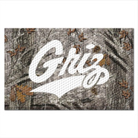FANMATS 32912 University of Montana Rubber Scraper Door Mat
