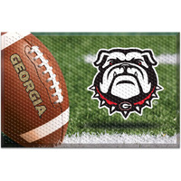FANMATS 32984 Georgia Rubber Scraper Door Mat