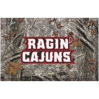 FANMATS 32978 Louisiana-Lafayette Rubber Scraper Door Mat